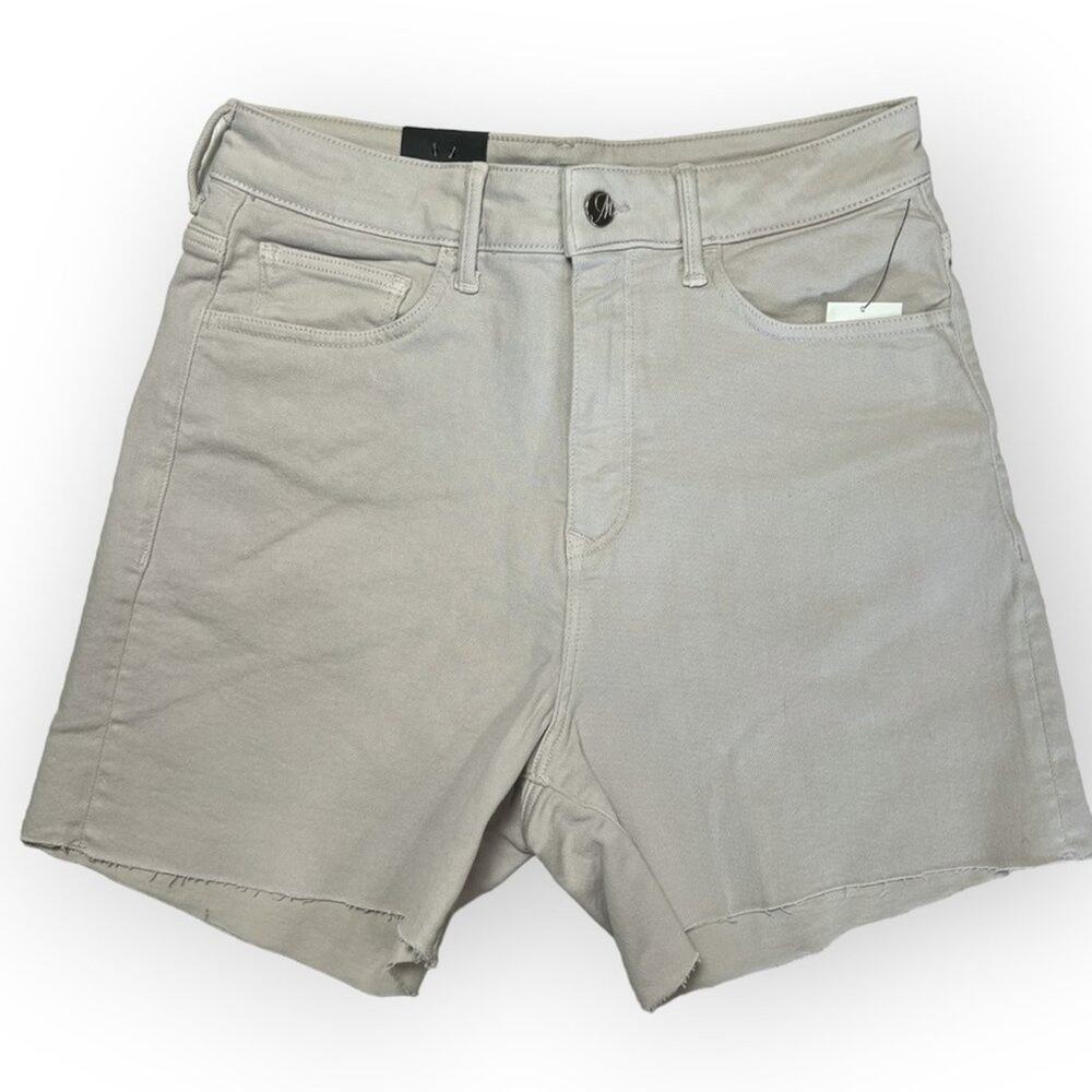 Mavi Millie High Rise Cutoff Denim Shorts SIZE 27 Gray Raw Hem NWT
